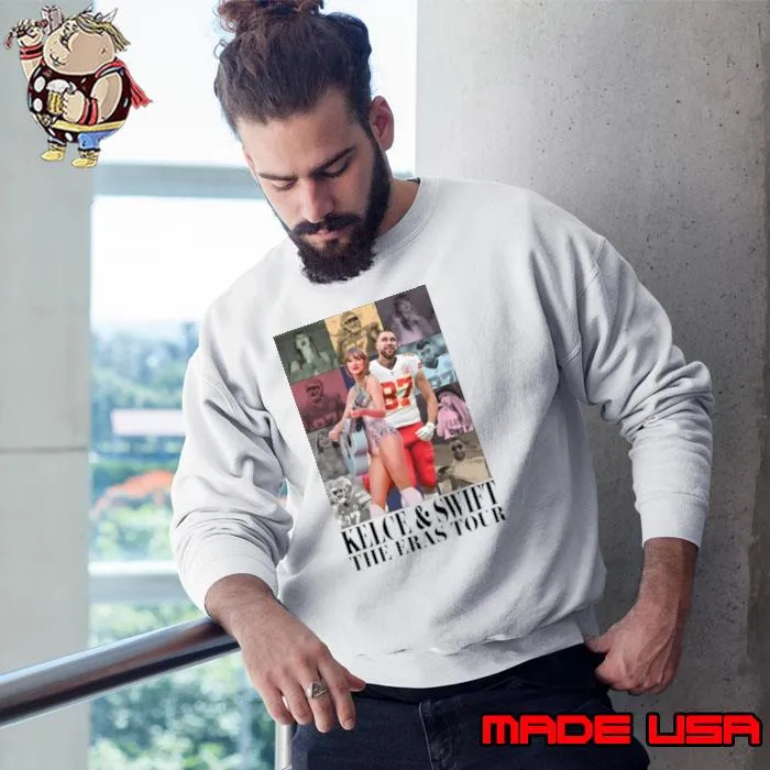 Kansas City Chiefs Kelce & Taylor The Eras Tour Shirt Sweatshirt