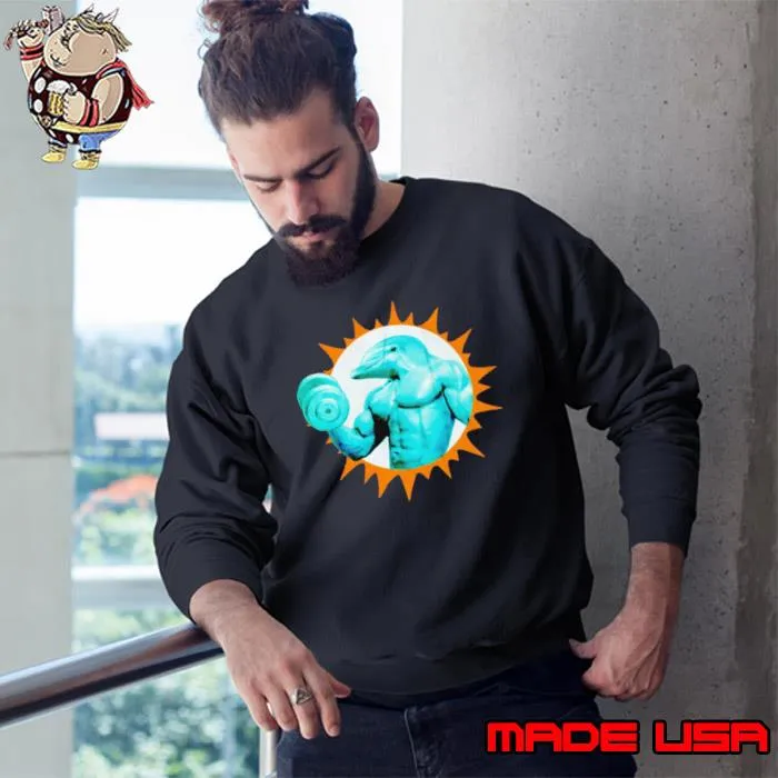 Miami Dolphins gym suns out fins out s Sweatshirt