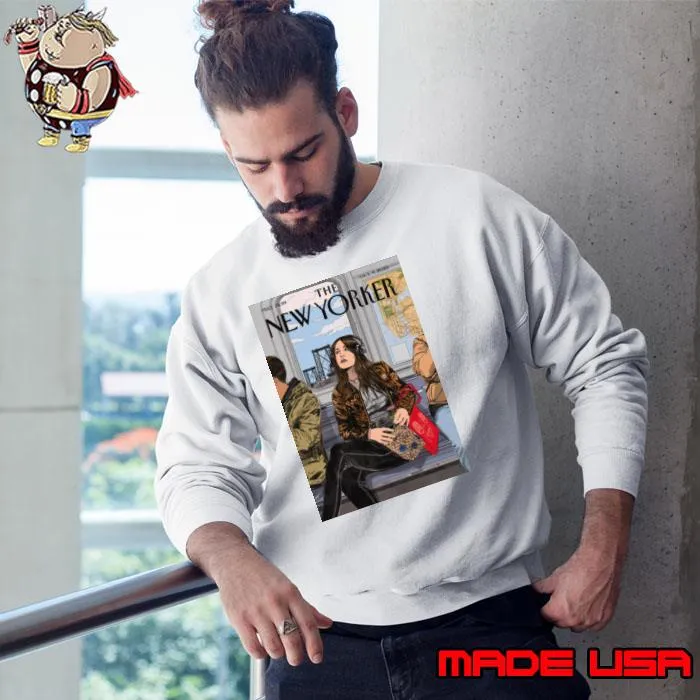 Nicole Rifkin The New Yorker On the M Train Oct 9 2023 Poster Shirt Sweatshirt