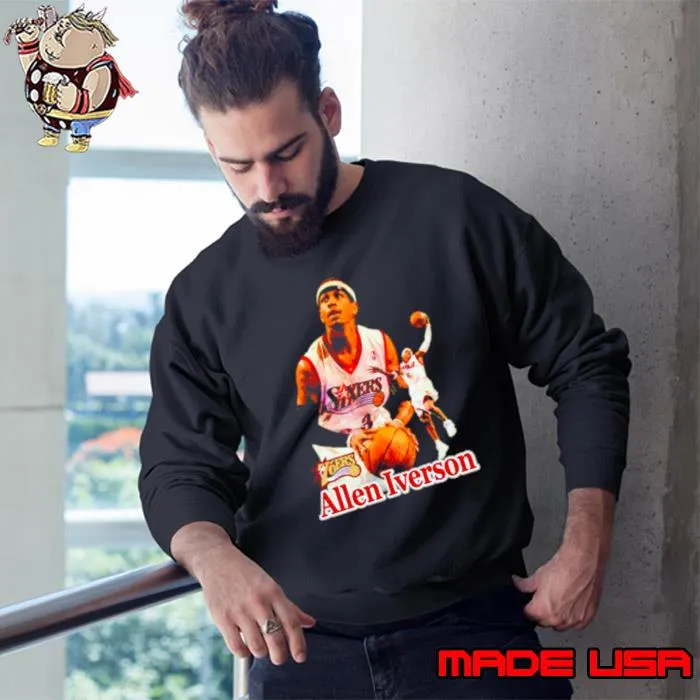 Philadelphia Allen Iverson 76ers vintage 90s s Sweatshirt
