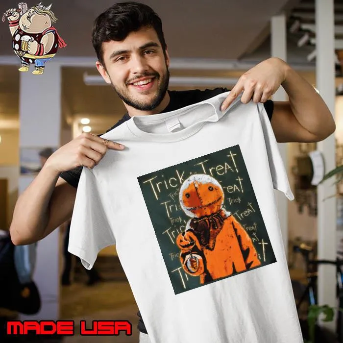 Pumpkin And Sam Trick or Treat Halloween Retro Shirt Unisex