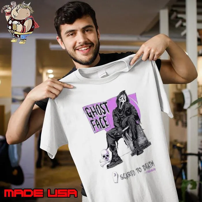 Scream Ghost Face Scared To Death Shirt Unisex