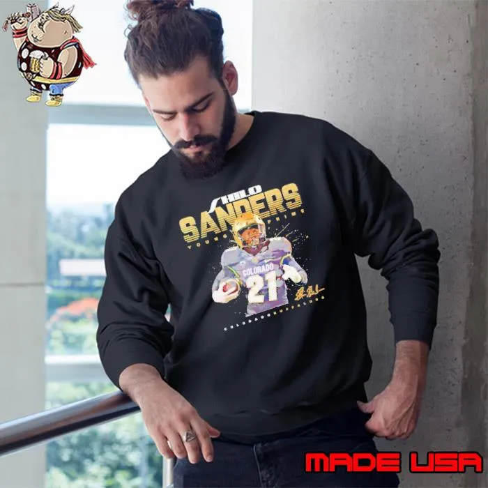 Shilo Sanders Colorado Buffaloes young prime signature s Sweatshirt