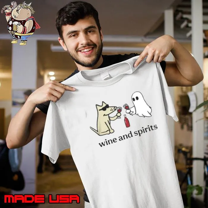Teddy the dog wine and spirits s Unisex