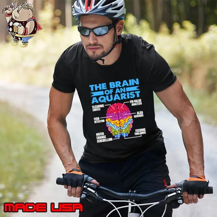 The Brain of a Aquarist for a Fish Aquarium Colors T-Shirt Unisex