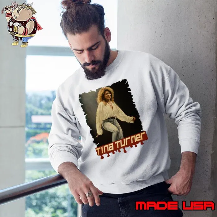 Tina Turner Vintage Queen of Rock A Singer Actress T-Shirt Sweatshirt