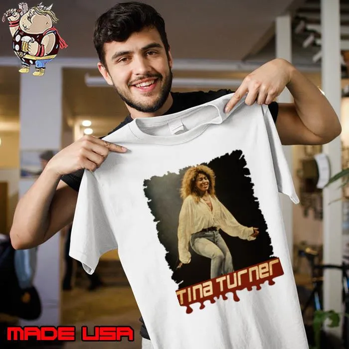 Tina Turner Vintage Queen of Rock A Singer Actress T-Shirt Unisex