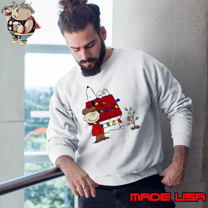 A Charlie Brown Tree Snoopy Merrry Christmas s Sweatshirt