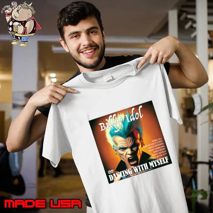 Billy Idol Dancing With Myself Rebel Yell Eyes Without Wedding Mony T-Shirt Unisex