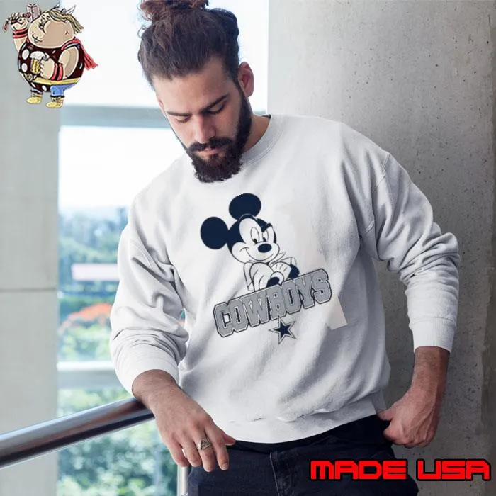 Dallas Cowboys Disney Mickey Shirt Sweatshirt