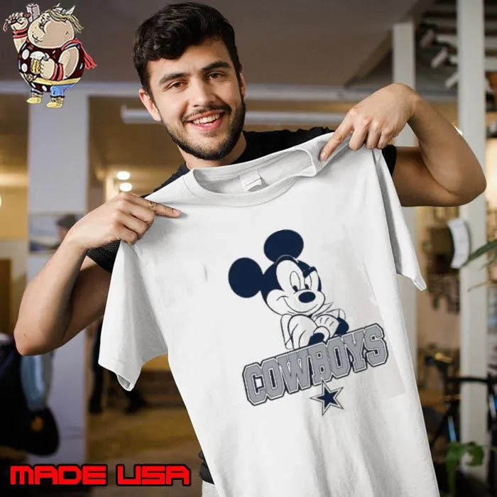 Dallas Cowboys Disney Mickey Shirt Unisex