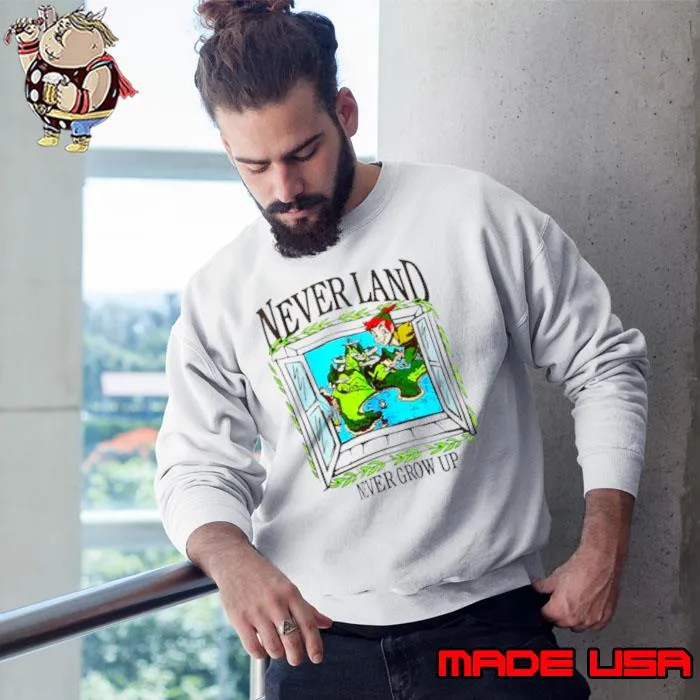 Disney Peter Pan Neverland window s Sweatshirt