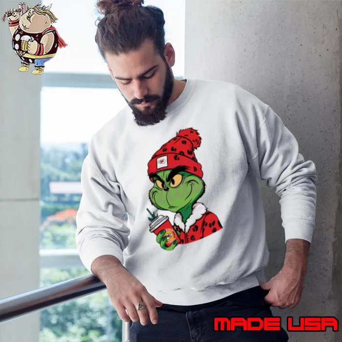 Grinch Leopard Kansas City Chiefs 2023 s Sweatshirt