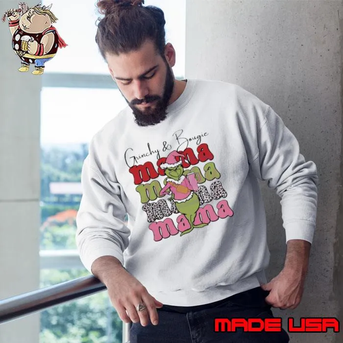 Grinchy And Bougie Mama christmas s Sweatshirt