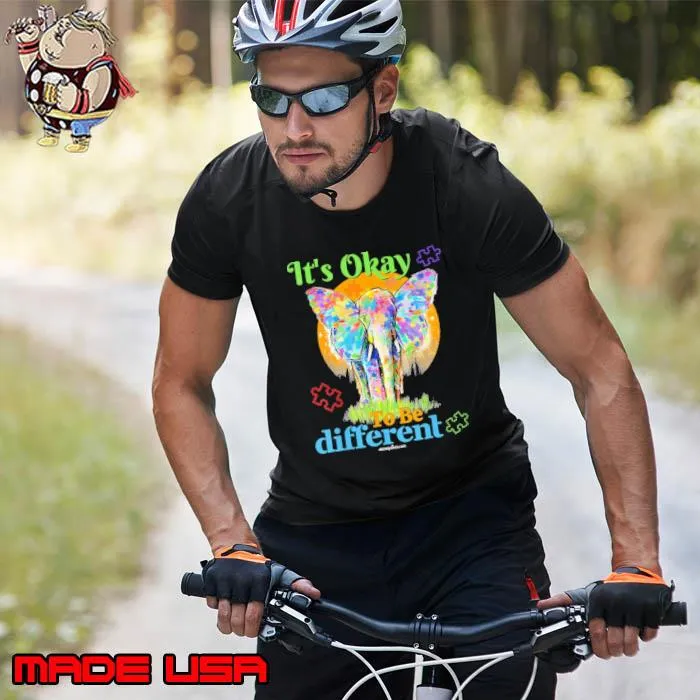 It's okay to be different autism awareness elephant s Unisex