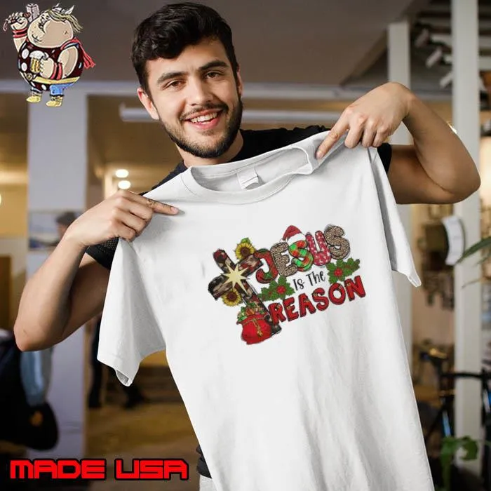 Jesus Is The Reason Cross sunflower s Unisex