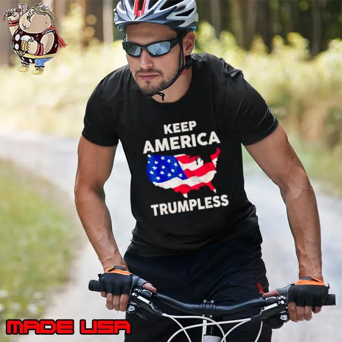 Keep American Trumpless USA flag map s Unisex