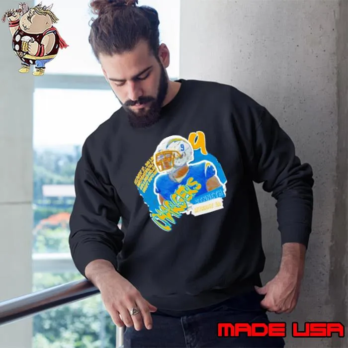 Los Angeles Chargers Kenneth Murray Jr Football Paper Shirt Sweatshirt