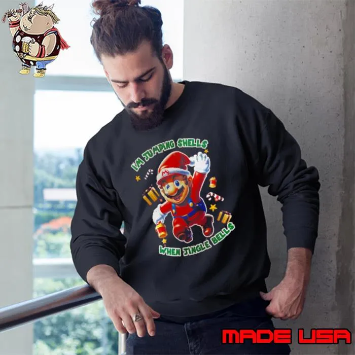 Mari Christmas I’m Jumping Shell When Jingle Bell s Sweatshirt