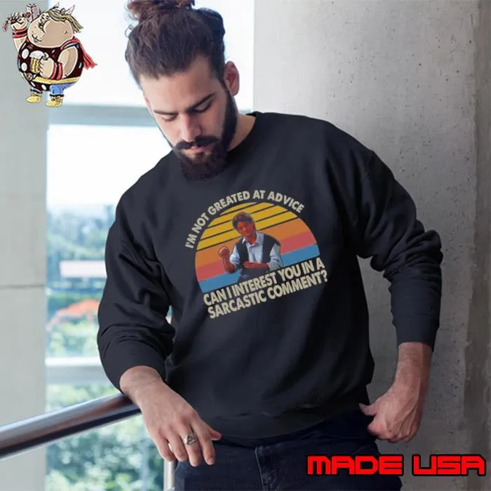 Matthew Perry I’m not great at advice Can I interest You in a Sarcastic Comment vintage s Sweatshirt