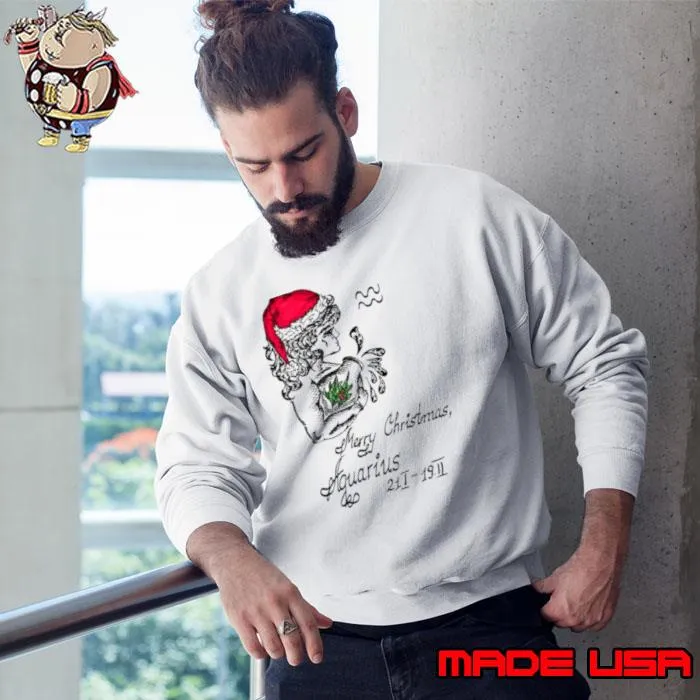 Merry Christmas Aquarius s Sweatshirt