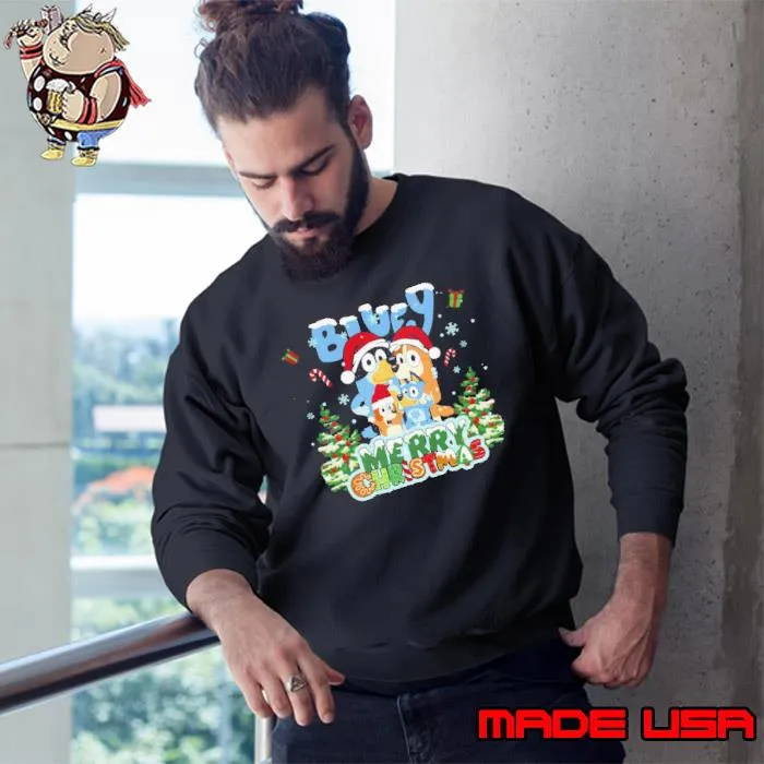 Merry Christmas Bluey Christmas Family s Sweatshirt