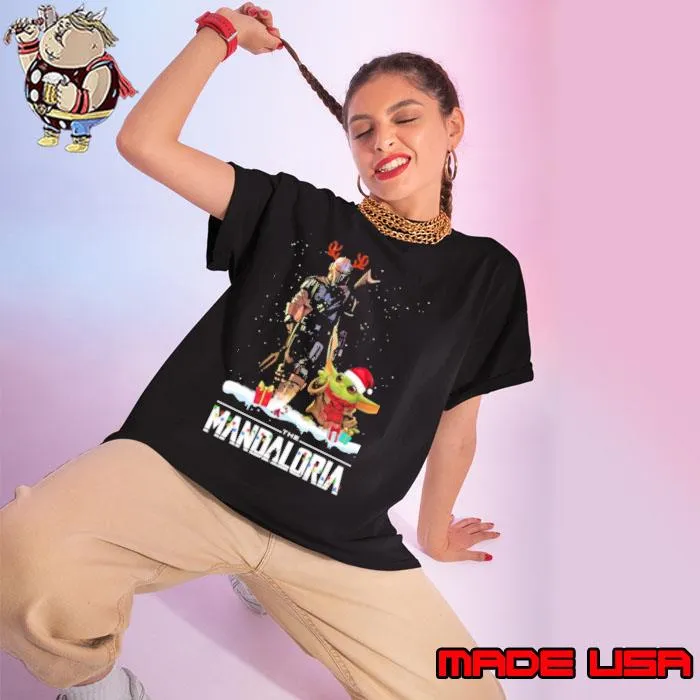 Merry Christmas The Mandalorian Baby Yoda Xmas shirt