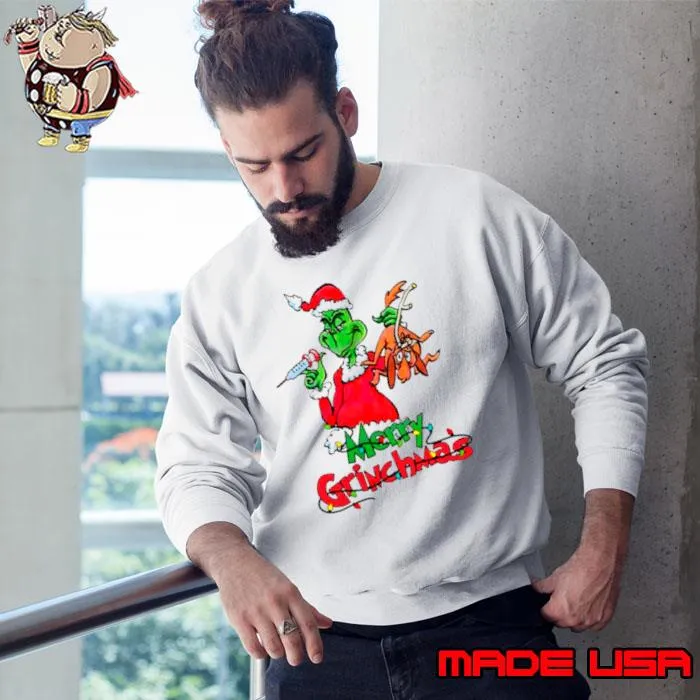 Merry Grinchmas Nurse merry Christmas s Sweatshirt