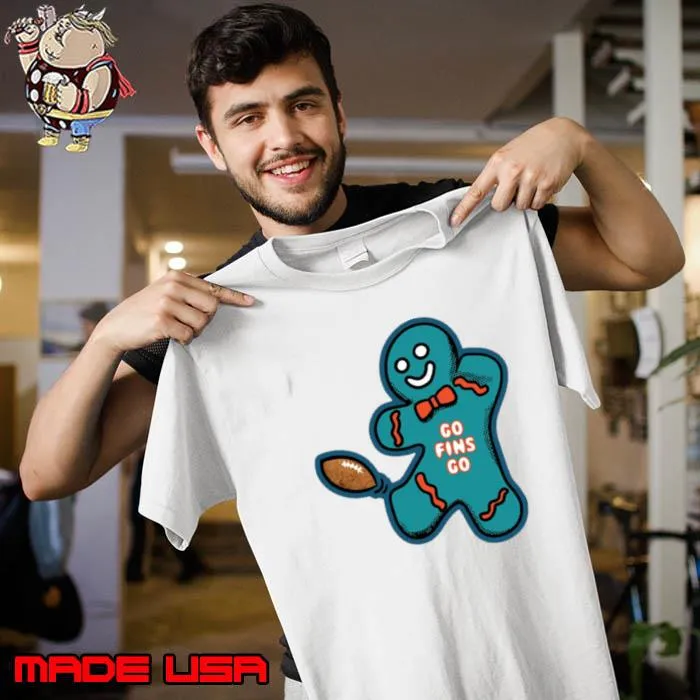 Miami Dolphins Gingerbread Man s Unisex