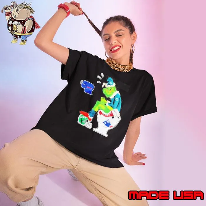 Miami Dolphins Grinch Make Shit Funny Football Christmas 2023 Shirt