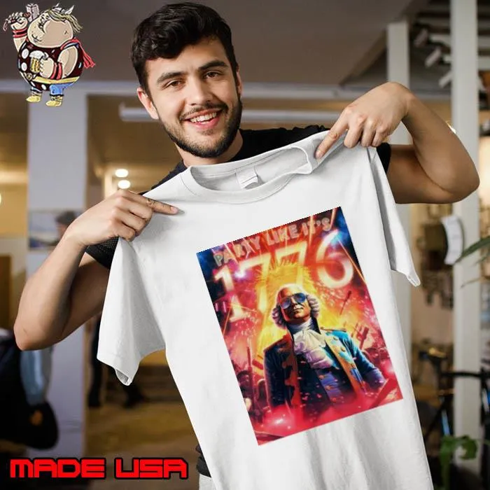 Party Like It’s 1776 Poster Shirt Unisex