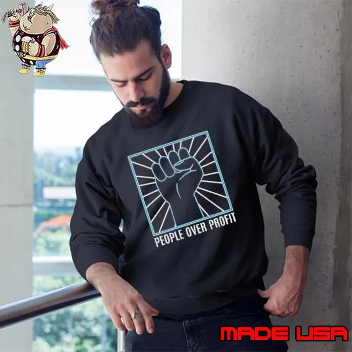 People Over Profit Long Shirt Sweatshirt