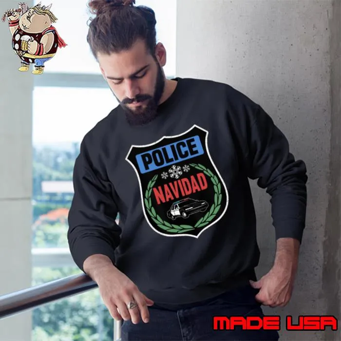 Police Navidad Christmas s Sweatshirt