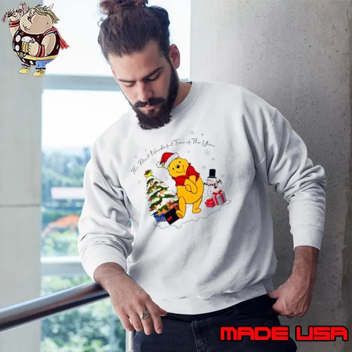 Pooh Christmas The Most Beutiful Time Of The Year s Sweatshirt