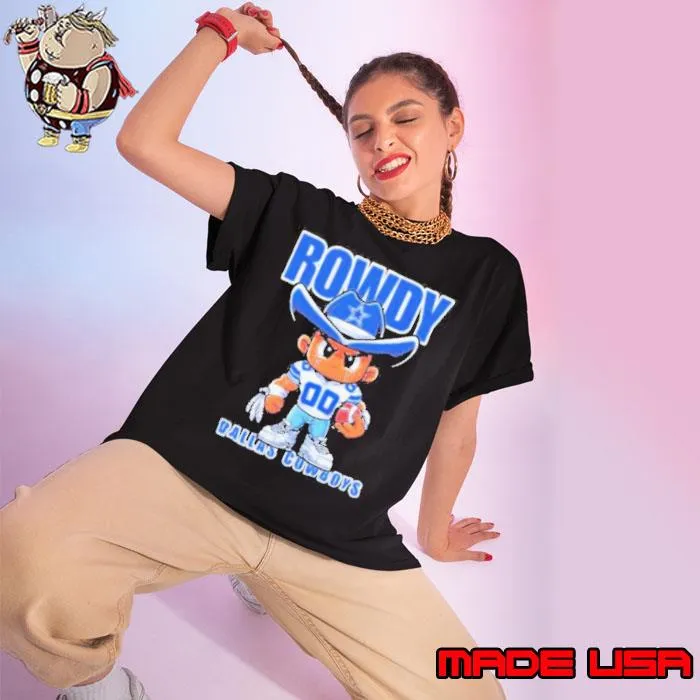 Rowdy Dallas Cowboys kids s Ladies tee
