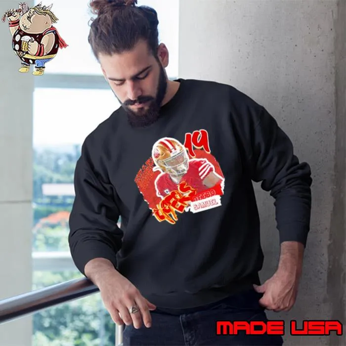 San Francisco 49ers Deebo Samuel Football Paper s Sweatshirt