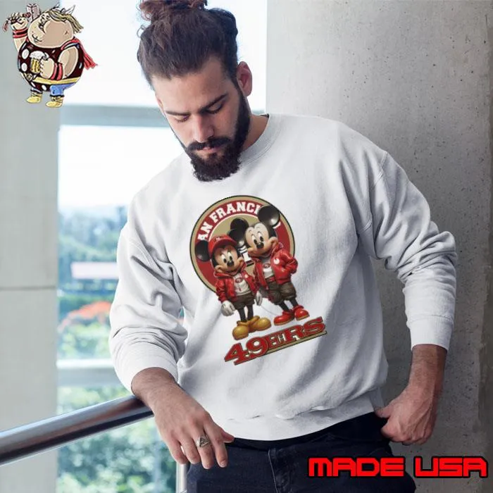 San francisco 49ers mickey mouse Shirt Sweatshirt