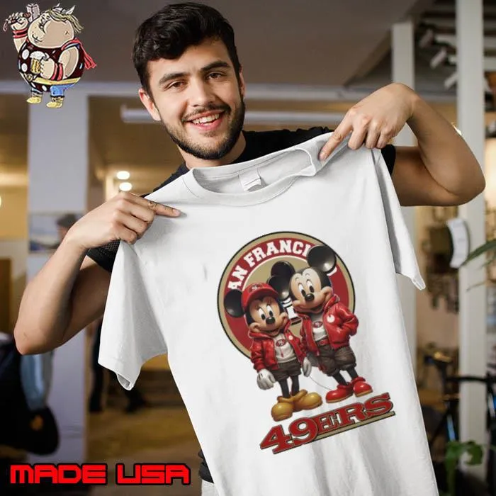 San francisco 49ers mickey mouse Shirt Unisex