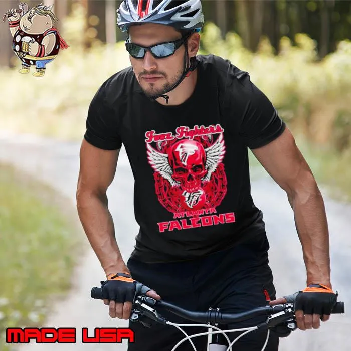 Skull Wings Fooz Fighters Atlanta Falcons Shirt Unisex