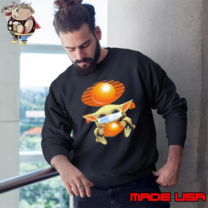 Star Wars Baby Yoda Mask Hug Televisa Shirt Sweatshirt