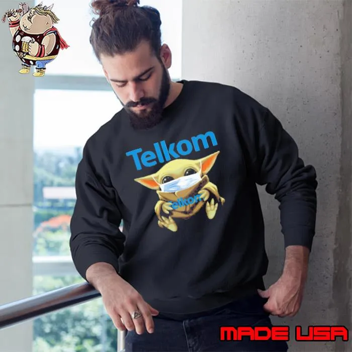Star Wars Baby Yoda Mask Hug Telkom Shirt Sweatshirt