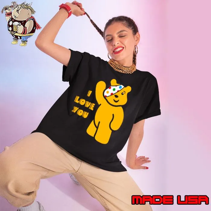 Tesco Pudsey Bear I Love You shirt