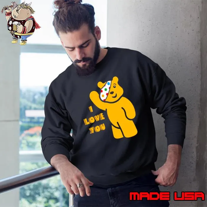 Tesco Pudsey Bear I Love You s Sweatshirt