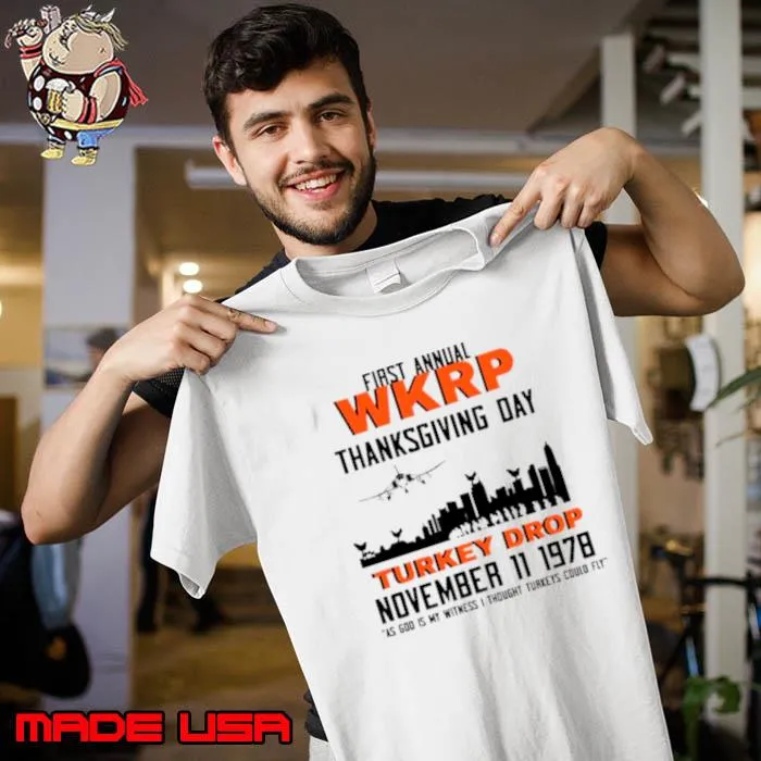 Thanksgiving Turkey drop first annual WKRP vintage s Unisex