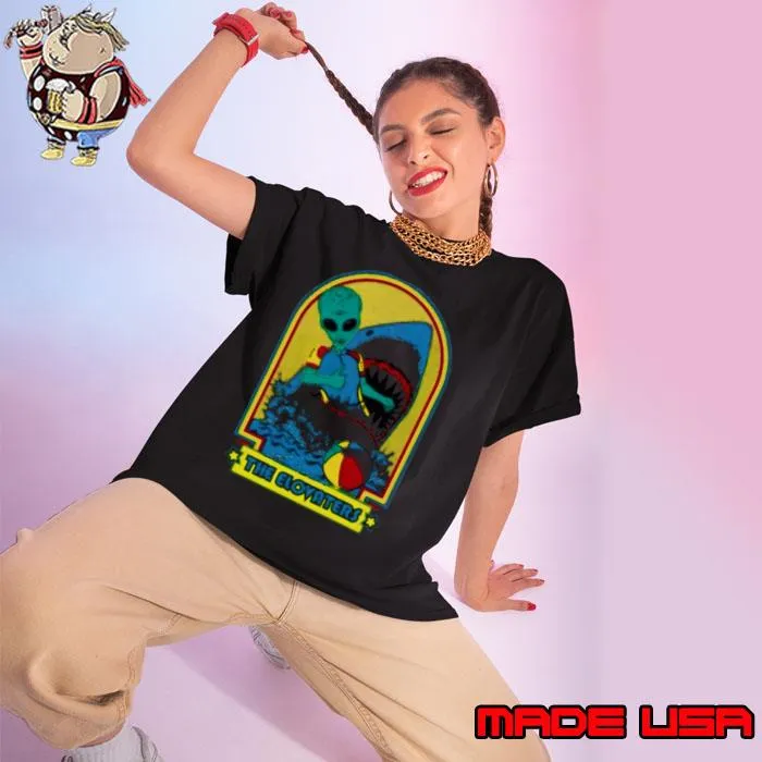 The Elovaters Alien Shark Attack 2023 s Ladies tee