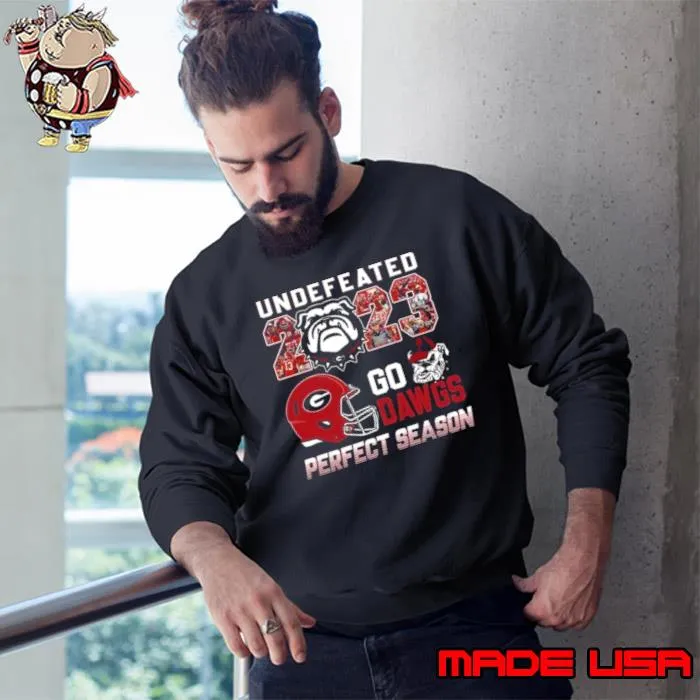 Undefeated 2023 Georgia Bulldogs Go Dawgs Perfect Season shirt