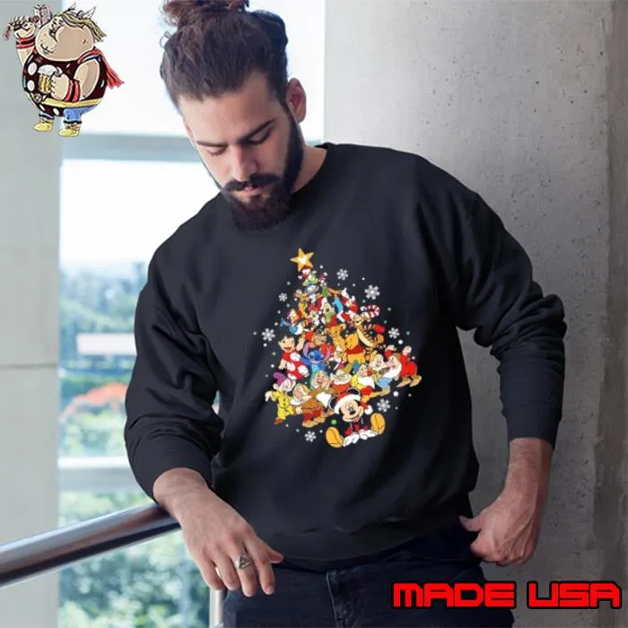 Walt Disney Christmas Tree 2023 Shirt Sweatshirt