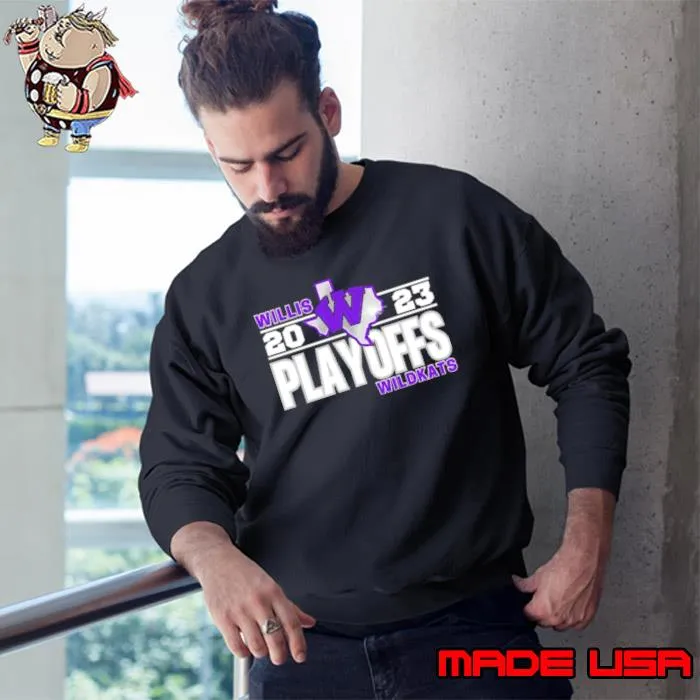 Willis Wildkats 2023 Playoffs s Sweatshirt