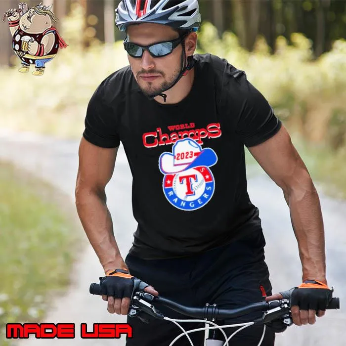 World Champs 2023 Texas Rangers Logo Cowboy Shirt Unisex