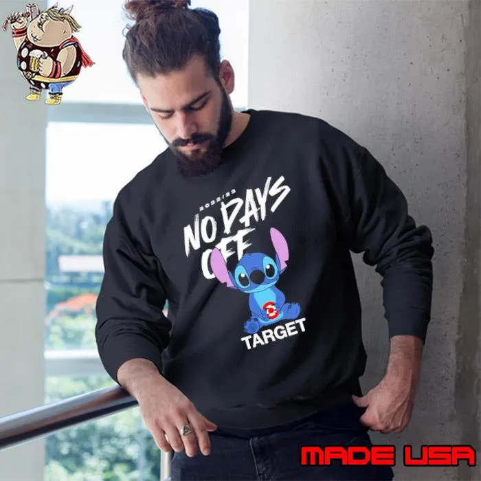 2022 2023 No days off target symbol baby stitch s Sweatshirt